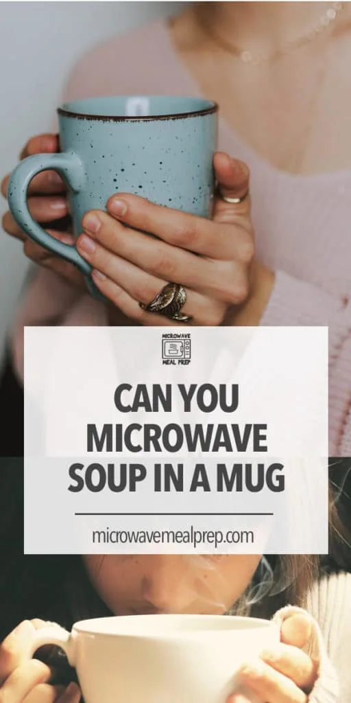 Can you microwave soup in a mug?