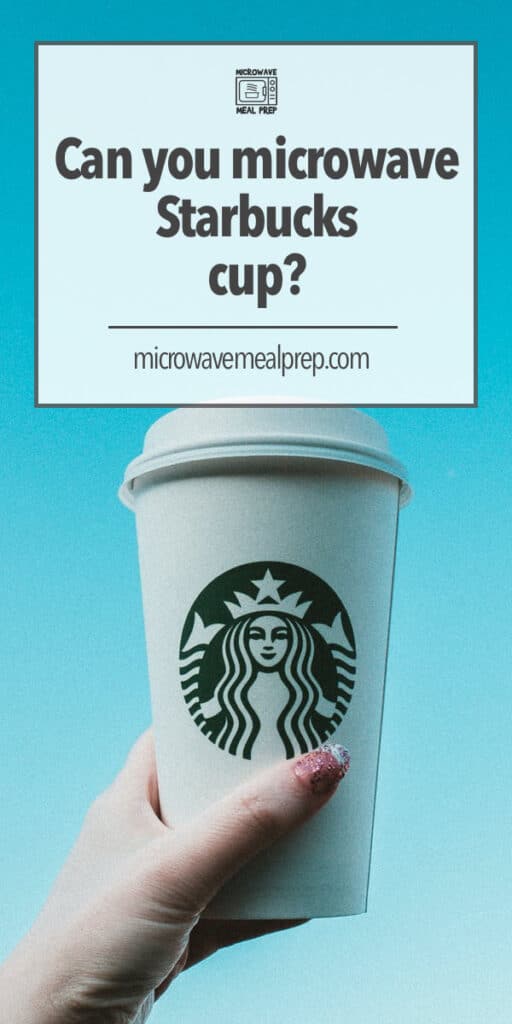 How to microwave Starbucks cups