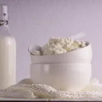 How to melt cottage cheese in the microwave.