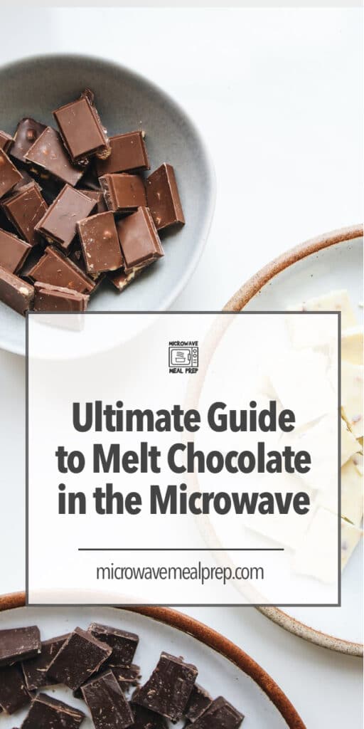 Ultimate guide to melt chocolate in microwave.