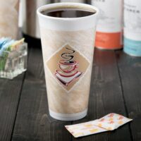 Is it safe to microwave coffee in a styrofoam cup?