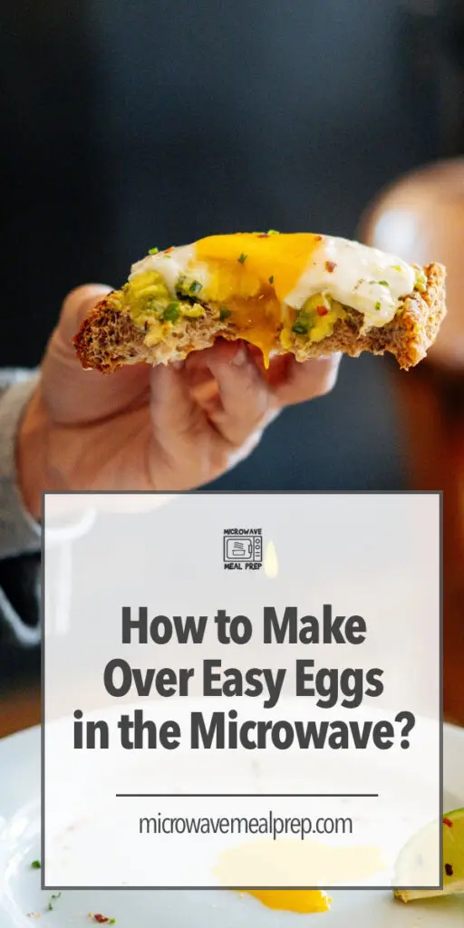 HOW TO MAKE AN EGG OVER EASY IN THE MICROWAVE. 