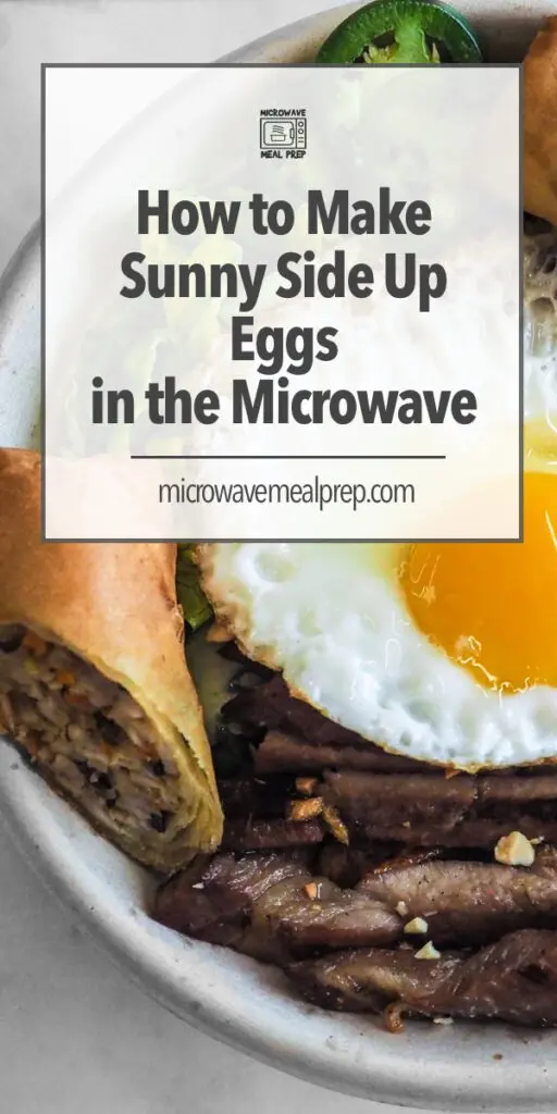 How to Make Sunny Side Up Eggs in Microwave – Microwave Meal Prep