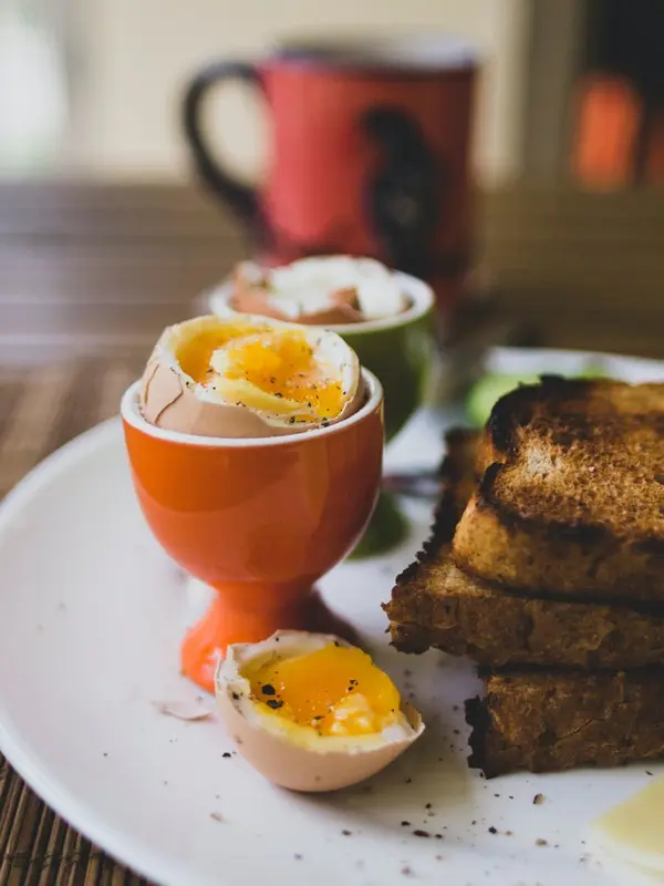 Microwave boiled eggs