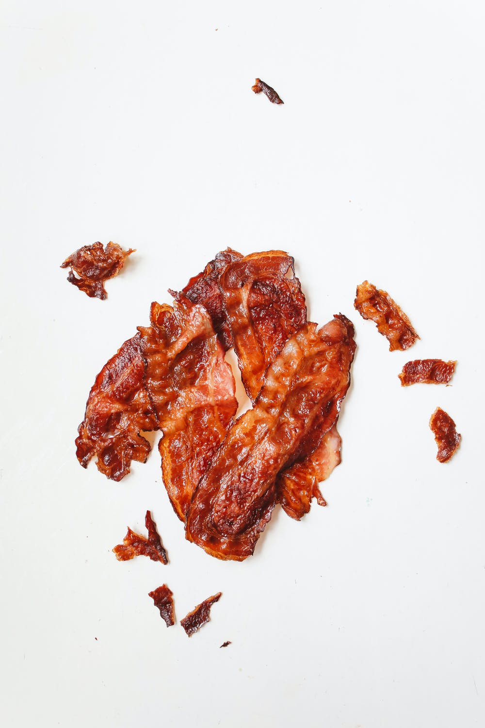 Microwave crispy bacon