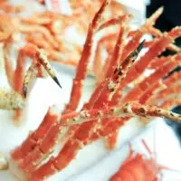 Can you microwave frozen king crab legs?