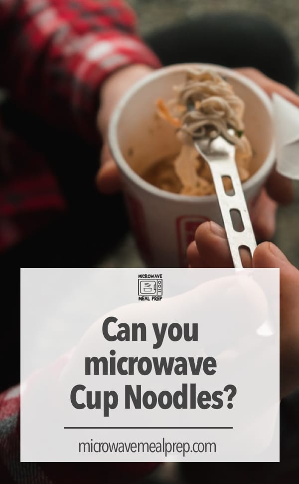 How to microwave cup noodles