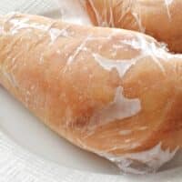 How to defrost chicken breast in microwave.