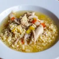 Best way to reheat chicken soup in microwave