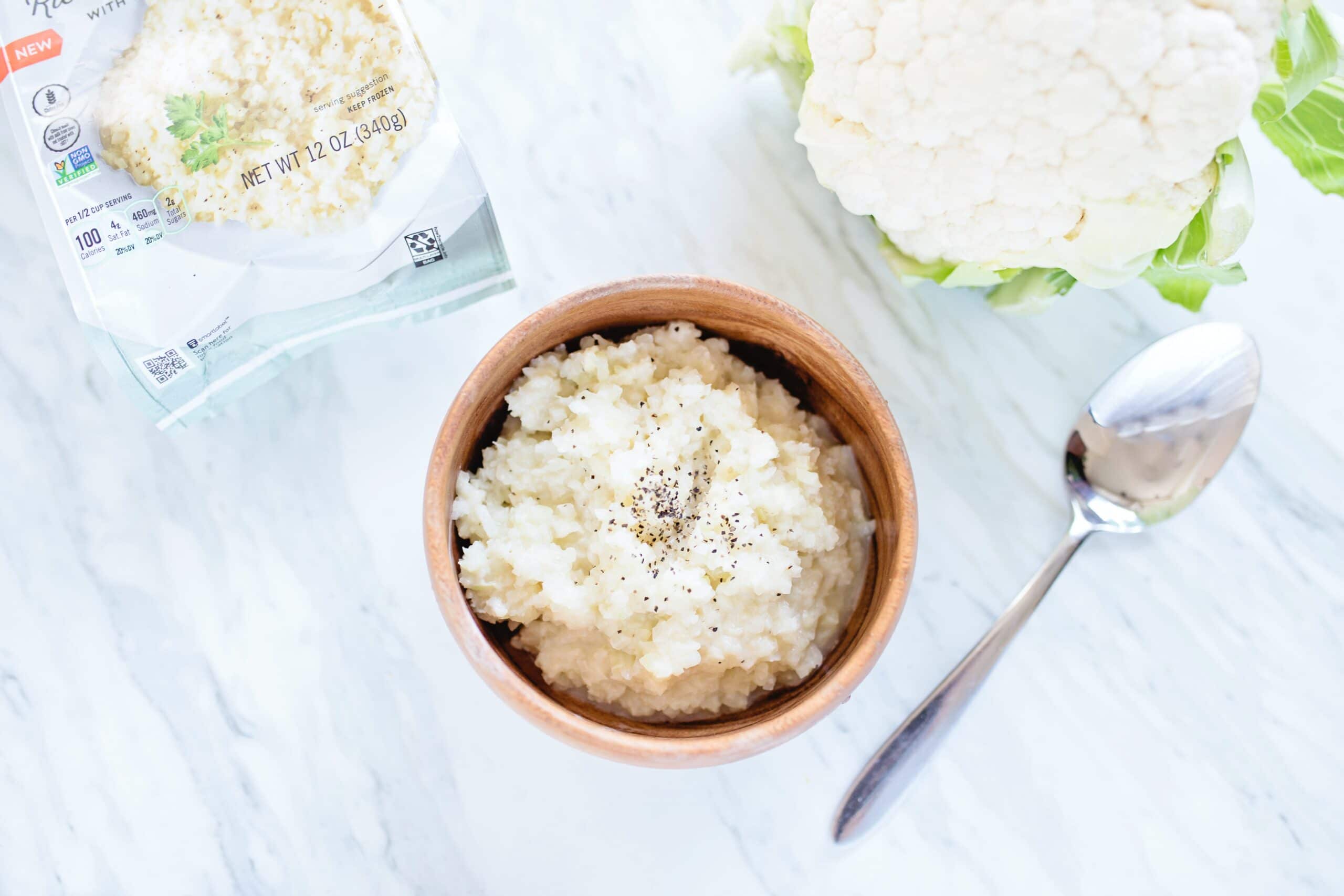How to Microwave Trader Joe's Cauliflower Rice Microwave Meal Prep