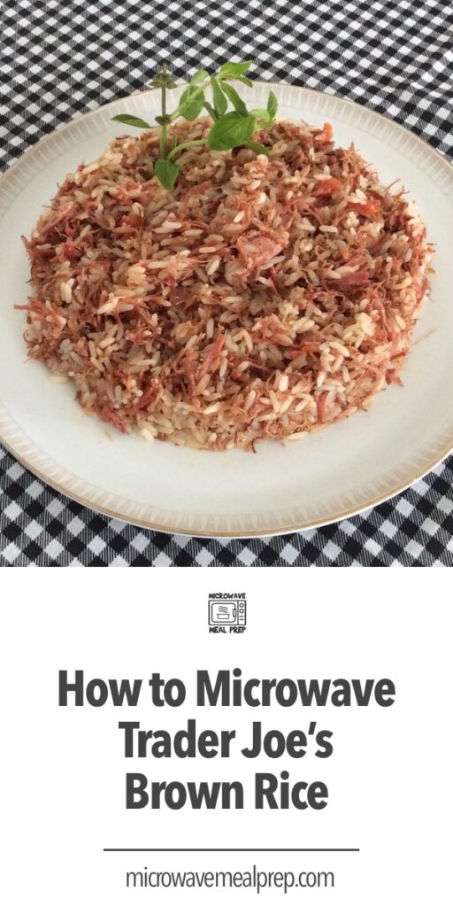 How to microwave Trader Joes brown rice