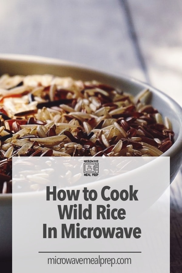 How to cook wild rice in microwave