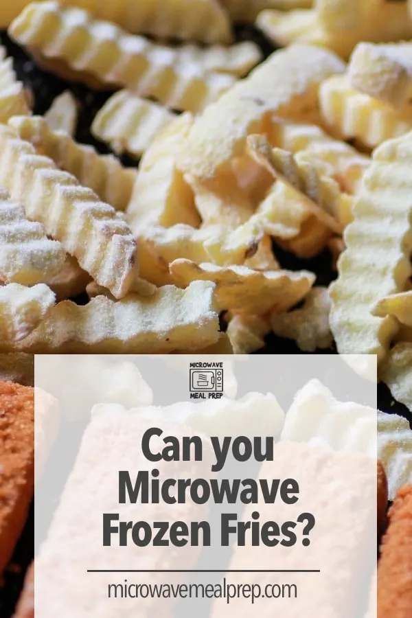 How to microwave frozen fries