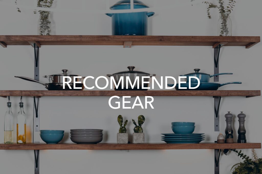 Recommended gear