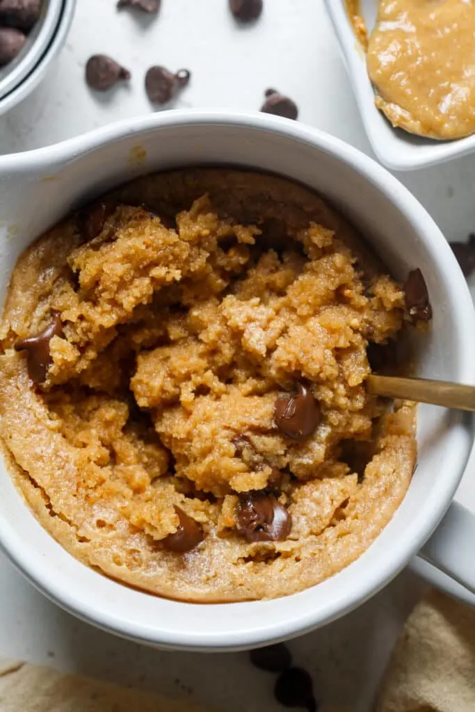 Peanut Butter Mug Cake.