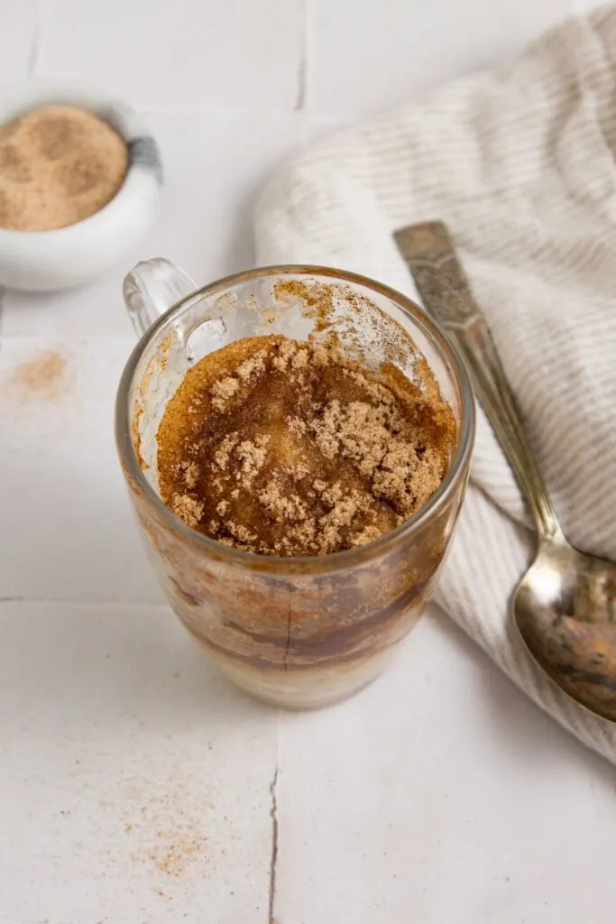Snickerdoodle mug cake.