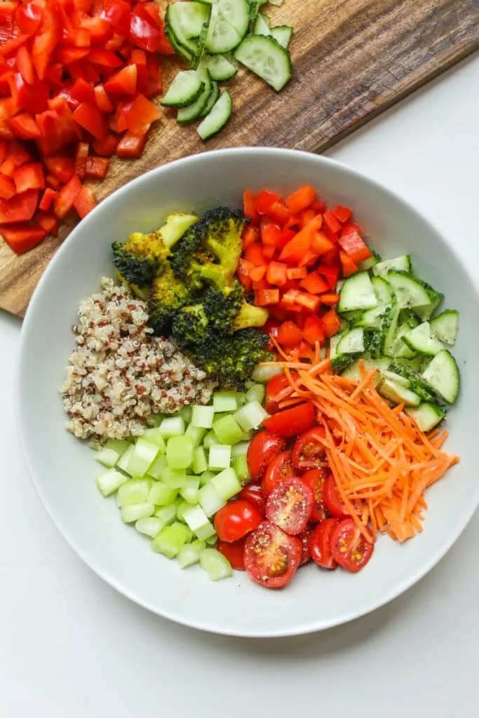 How to meal prep salads.